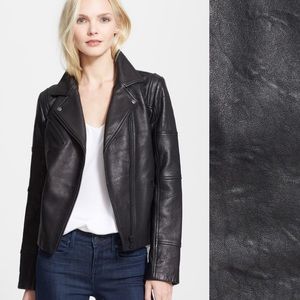 Truth and Pride black leather jacket